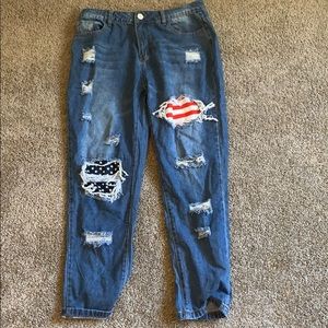 American flag jeans